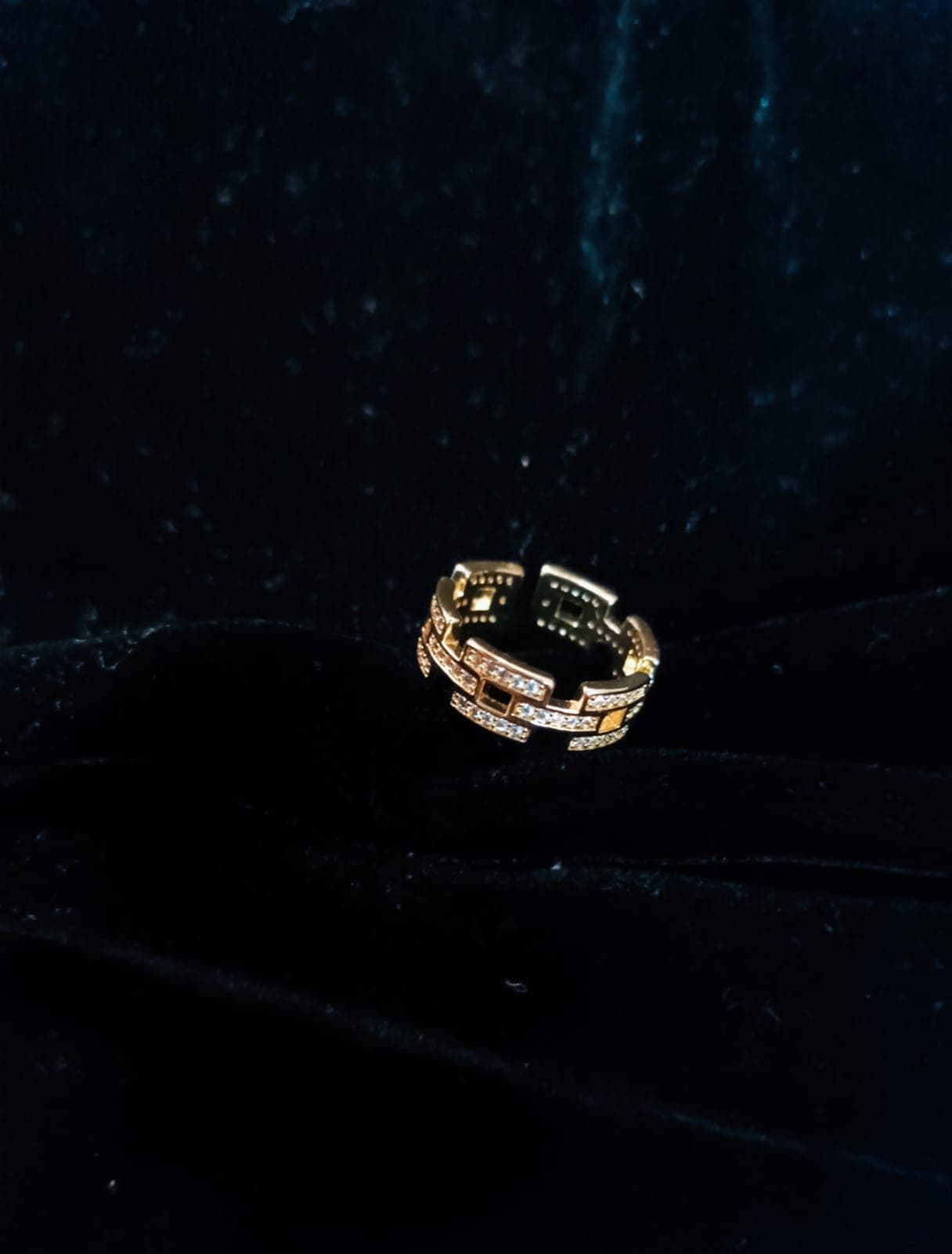 Pavé H-Link Ring